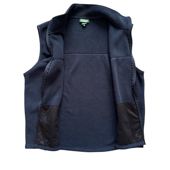 L.L. Bean Fleece Vest Mens Sz XL Reg Blue Navy Zip up Activewear Polartec - Picture 6 of 10